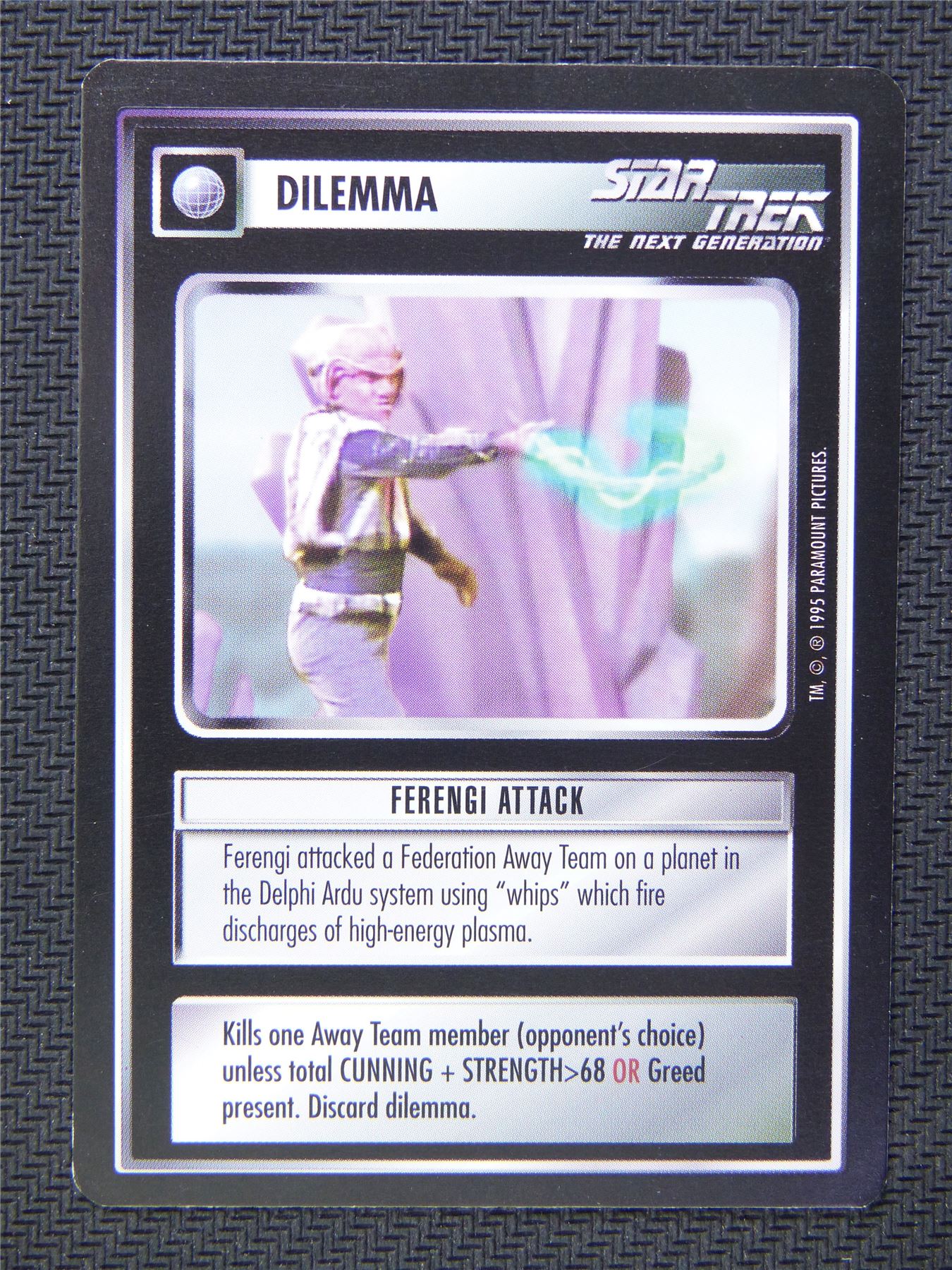 Dilemma Ferengi Attack - Star Trek CCG Next Gen #58C