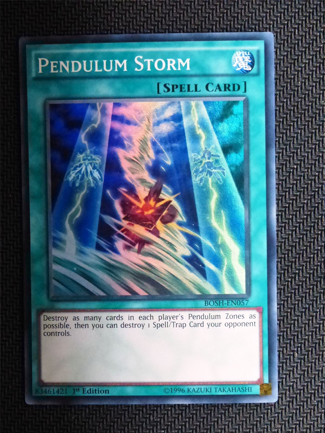 Pendulum Storm - BOSH - Super Rare - Yugioh Card # 1H29