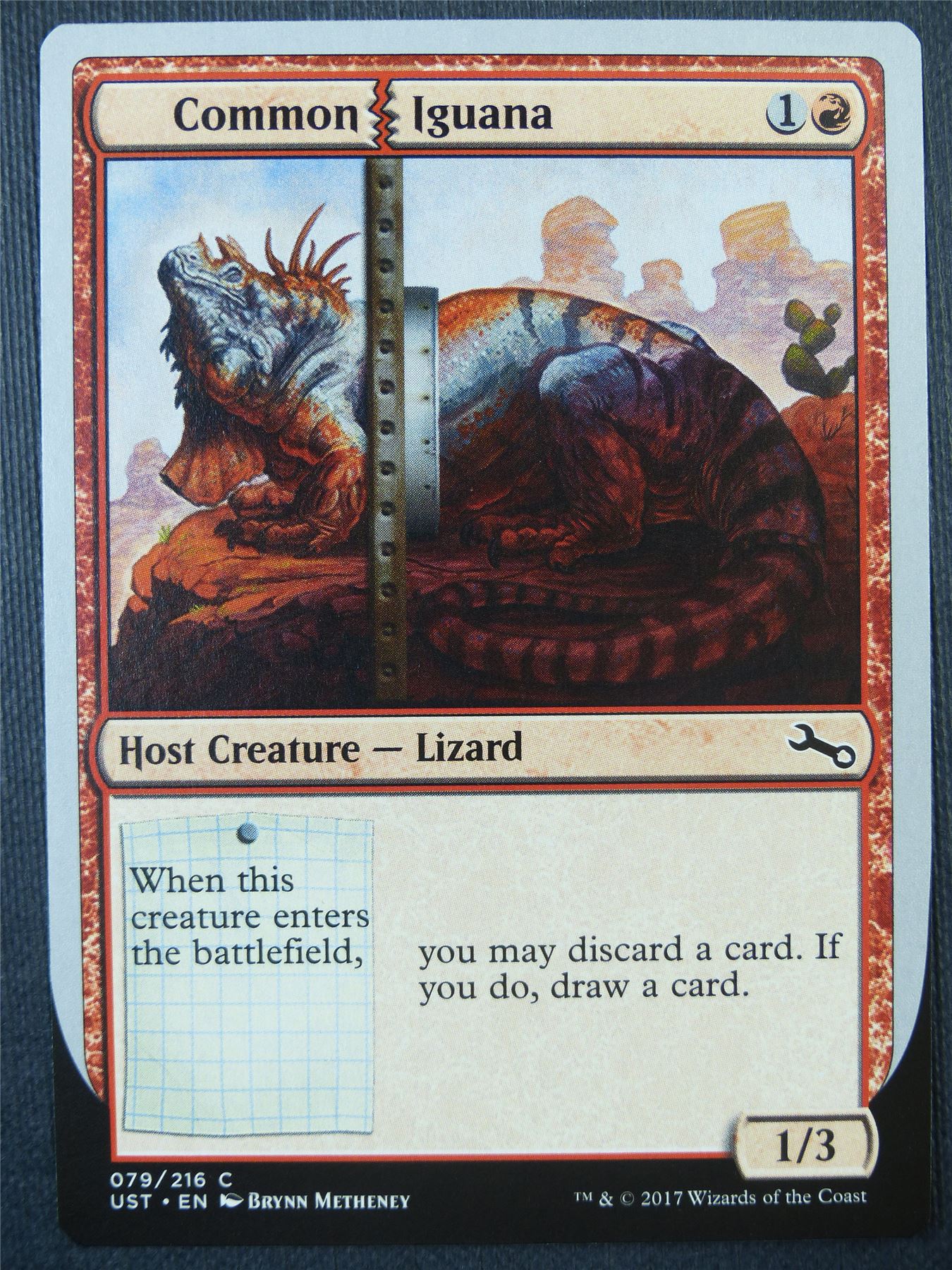 Common Iguana - Unstable - Mtg Card #5OX