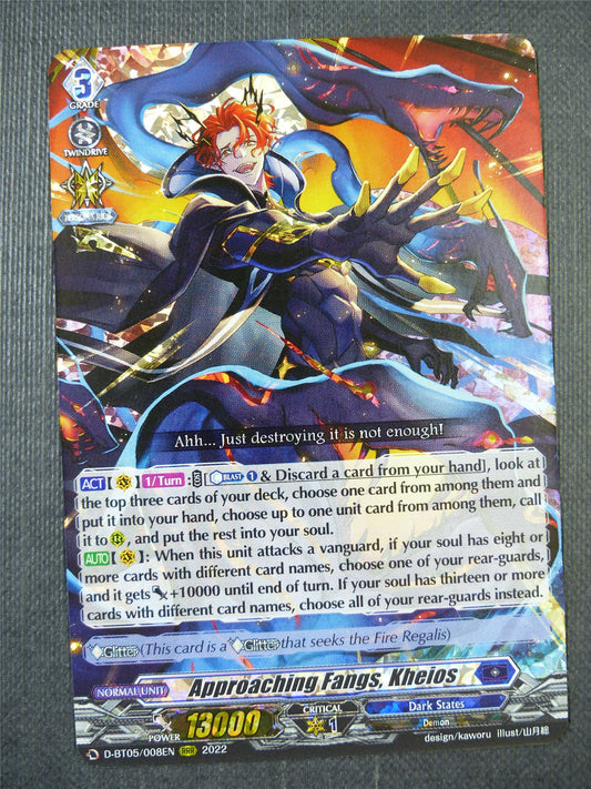 Approaching Fangs Kheios D-BT05 RRR - Vanguard Card #6XN