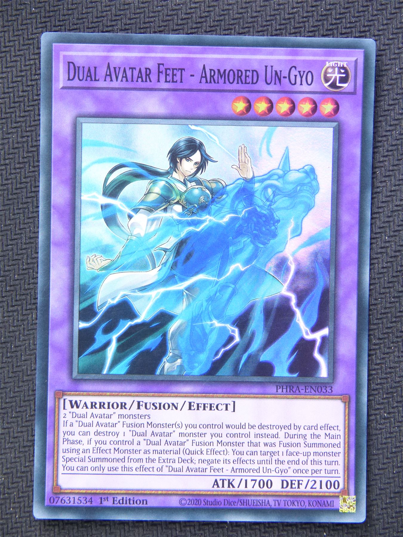 Dual Avatar Feet Armored Un Gyo PHRA - Super Rare - Yugioh Card #5OY