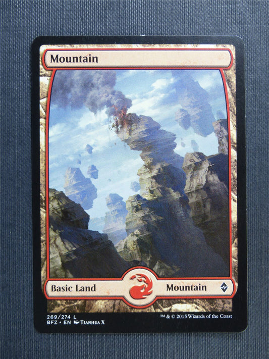Mountain Full Art Zendikar 269/274 - Mtg Magic Cards #PM