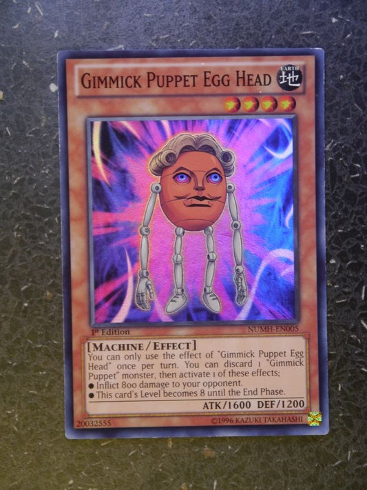 Yugioh Cards: GIMMIK PUPPRET EGG HEAD NUMH  SUPER RARE # 2H51