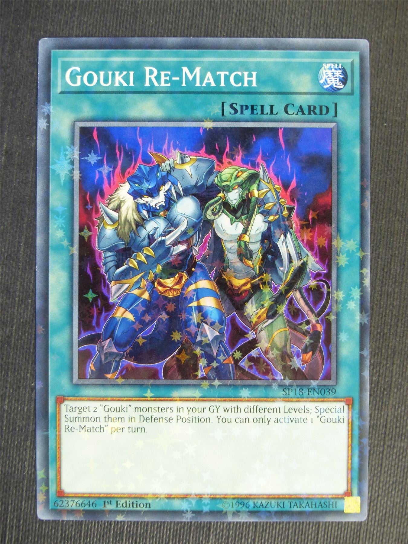 Gouki Re-Match SP18 Star Rare - 1st ed - Yugioh Cards #295