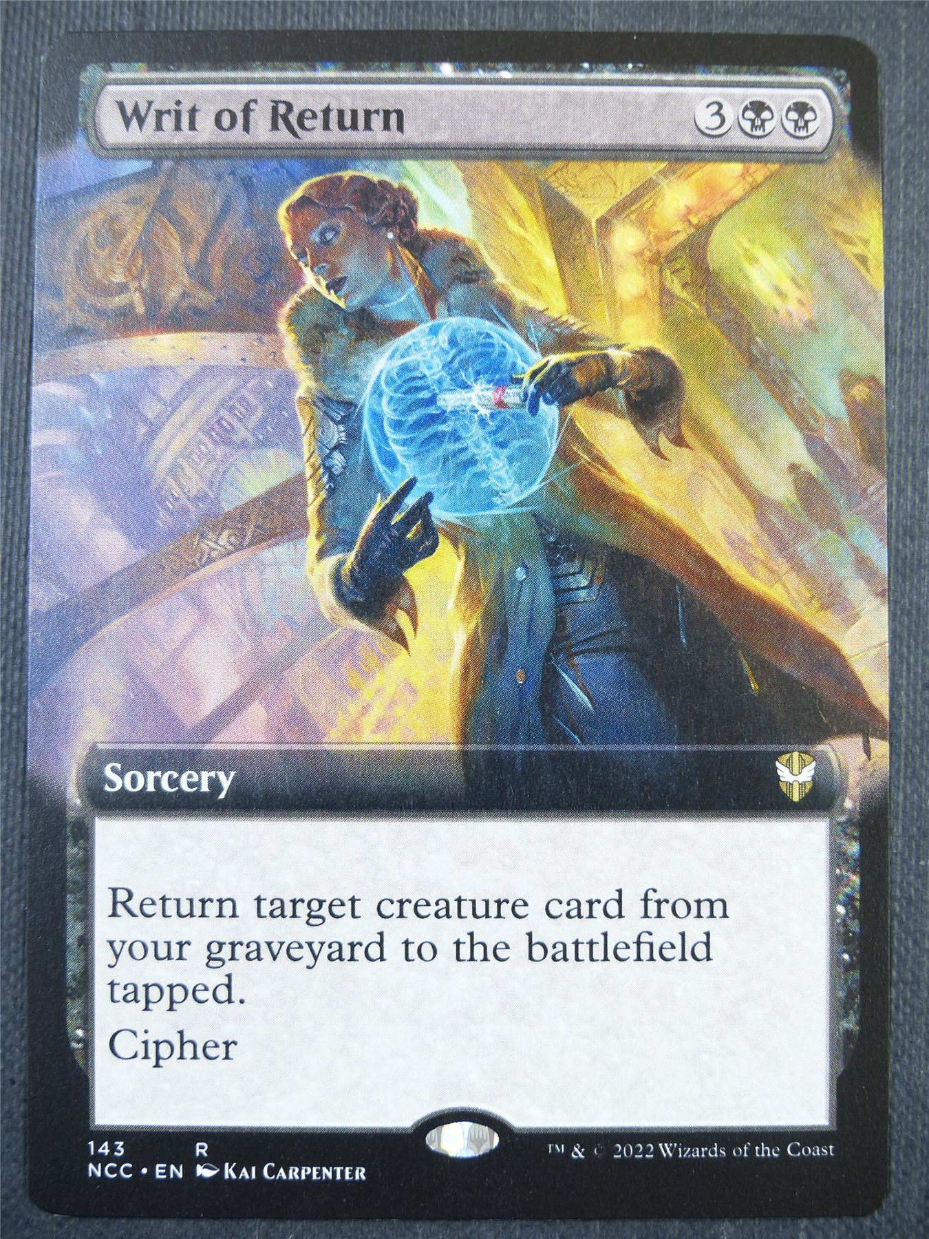 Writ of Return Extended art - Mtg Card #3D4