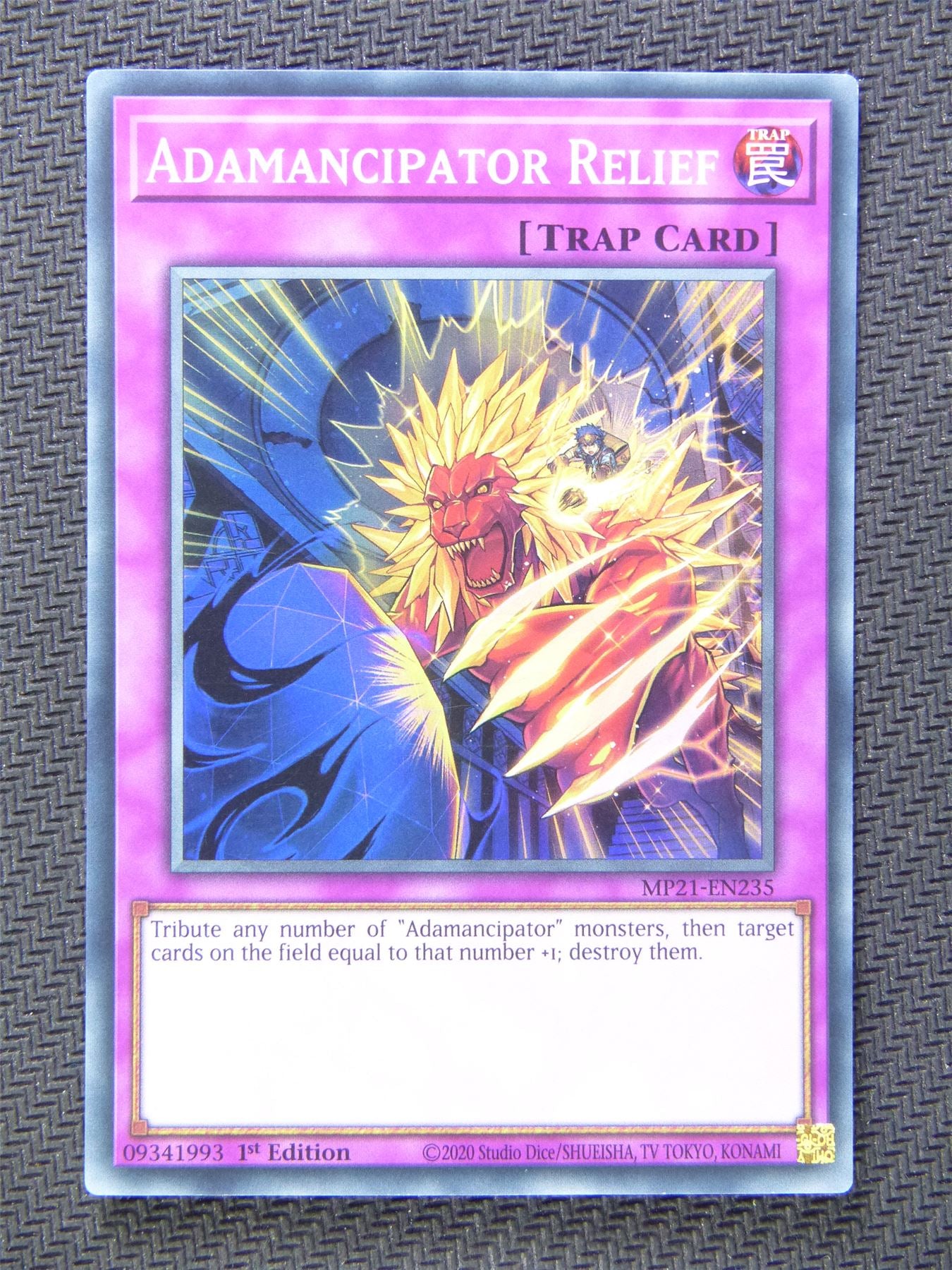 Adamancipator Relief MP21 Super Rare 1st Ed - Yugioh Cards #5CL