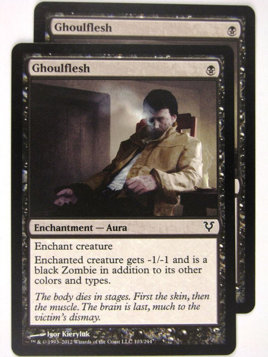 MTG Magic: The Gathering Cards: GHOULFLESH x2: AVR