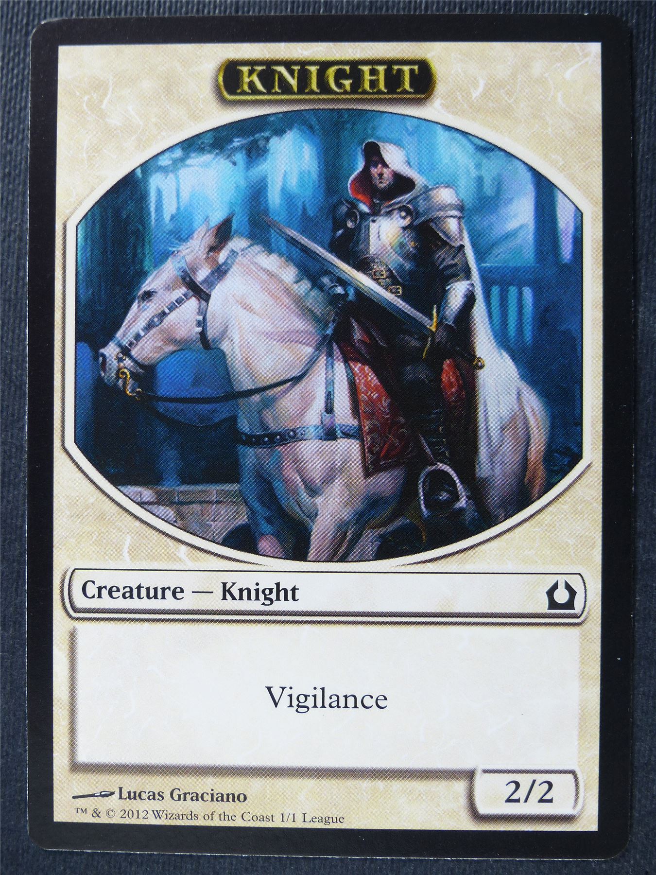 Knight Token - Mtg Card #4OG