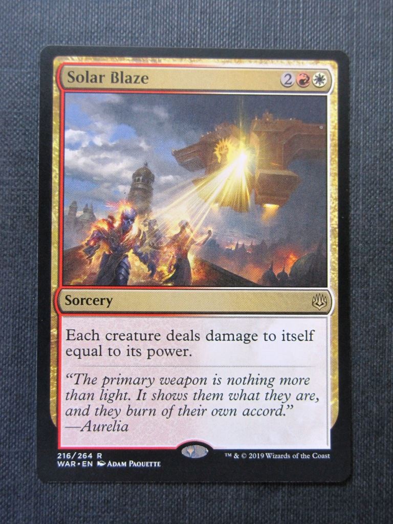 Solar Blaze - Mtg Magic Cards # 8B67