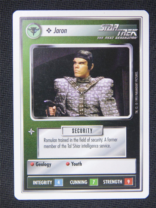 Jaron White Border - Star Trek Next Gen Card  #4PF