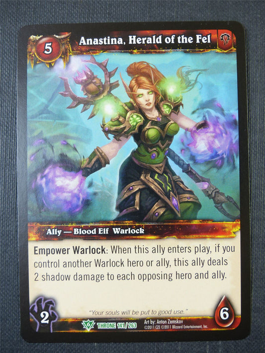 Anastina Herald of the Fel 141/263 - WoW Card #1BT