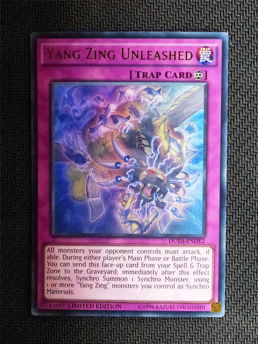 Yang Zing Unleashed - DUEA - Ultra Rare - Yugioh Card # 1J22