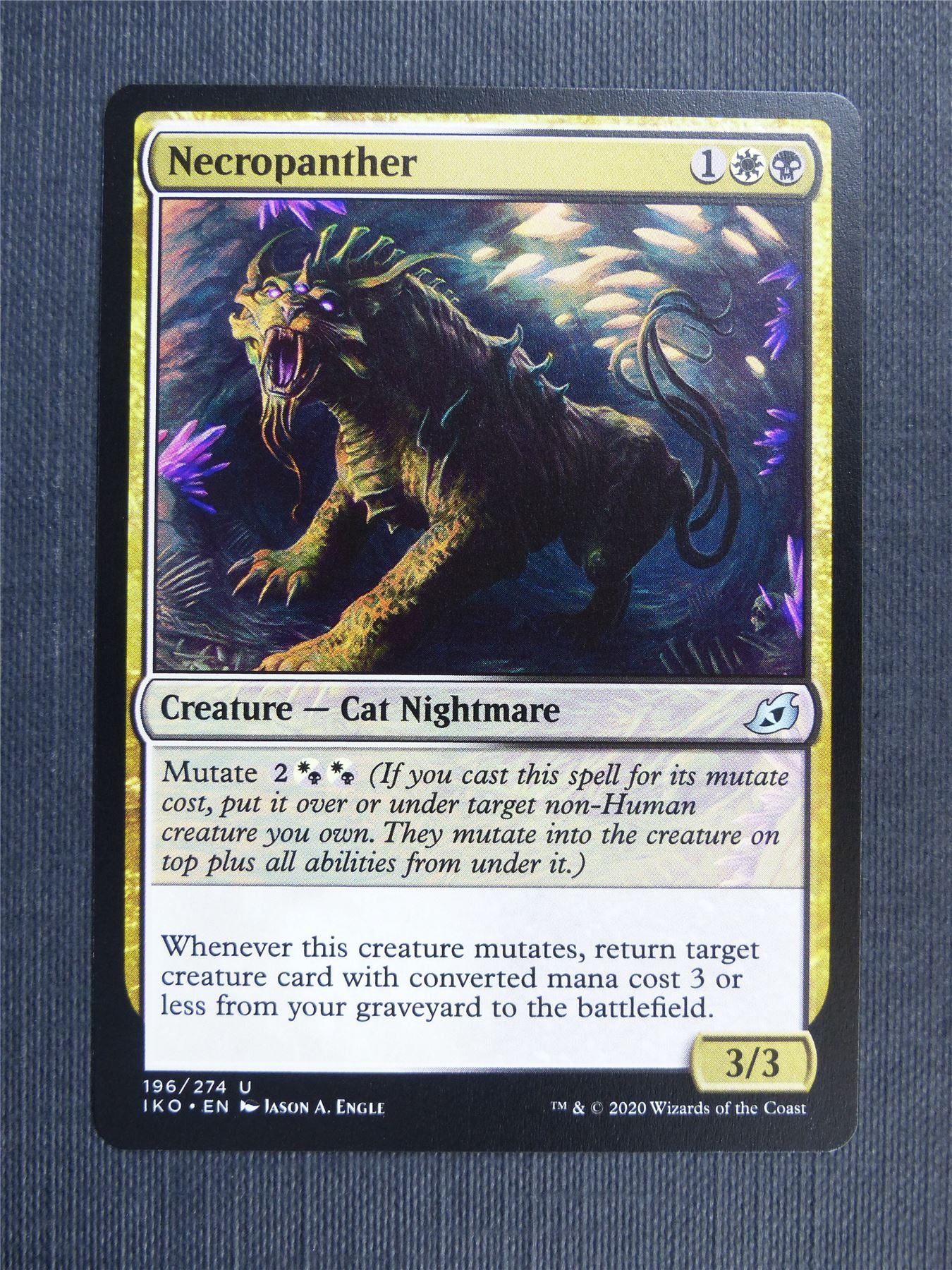 Necropanther - IKO Mtg Card