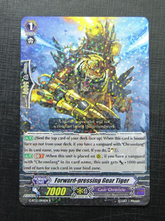 Forward-Pressing Gear Tiger G-BT12 R - Vanguard Card # 10H31