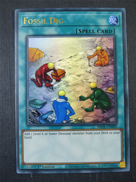 Fossil Dig BROL Ultra Rare - 1st ed Yugioh Card #9EL