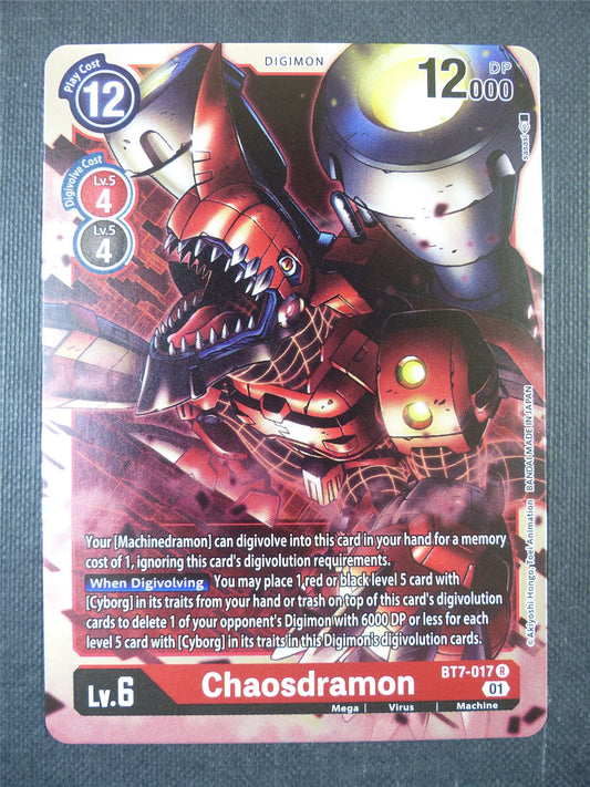 Chaosdramon BT7-017 R - Digimon Card #1Z9