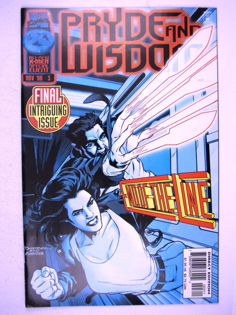 Marvel Comic: PRYDE AND WISDOM #3 NOVEMBER 1996 # 21B18