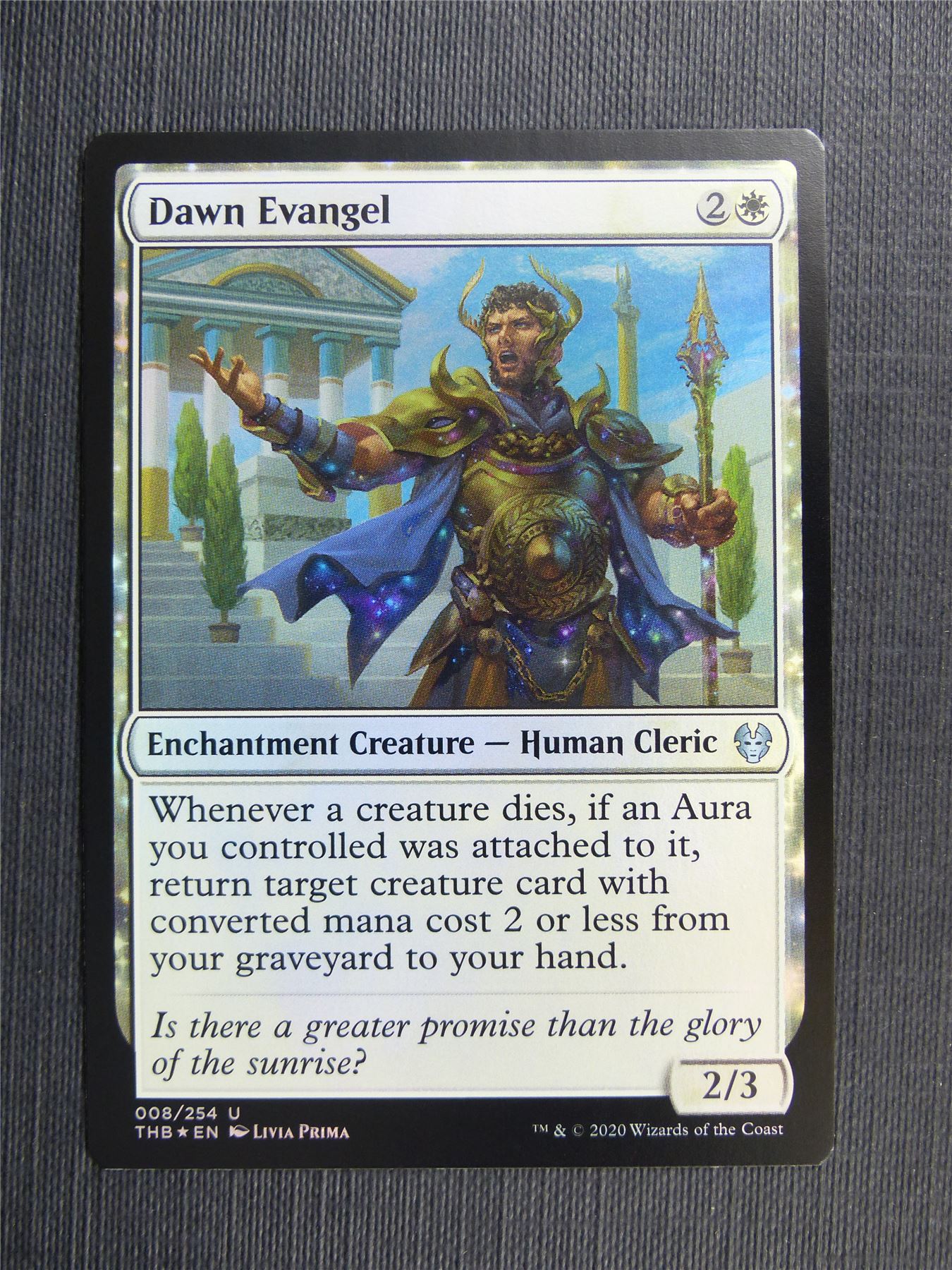 Dawn Evangel Foil - Theros Collector Ed - Mtg Magic Cards #3KS