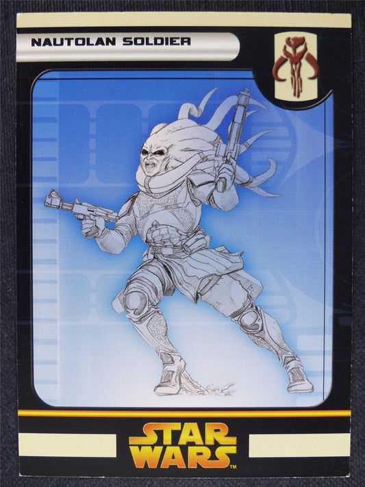 Nautolan Soldier - Star Wars Miniatures Spare Cards #5R