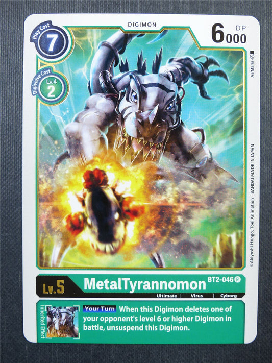 MetalTyrannomon BT2 R - Digimon Card #450