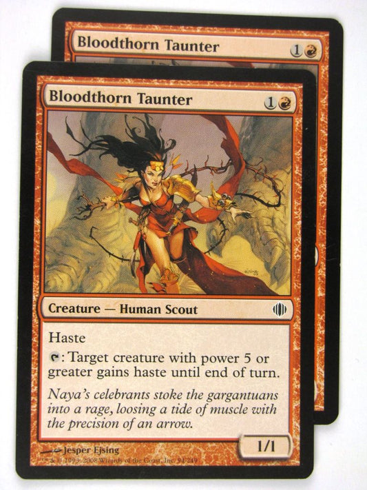 MTG Magic: The Gathering Cards: BLOODTHORN TAUNTER x2: ALA