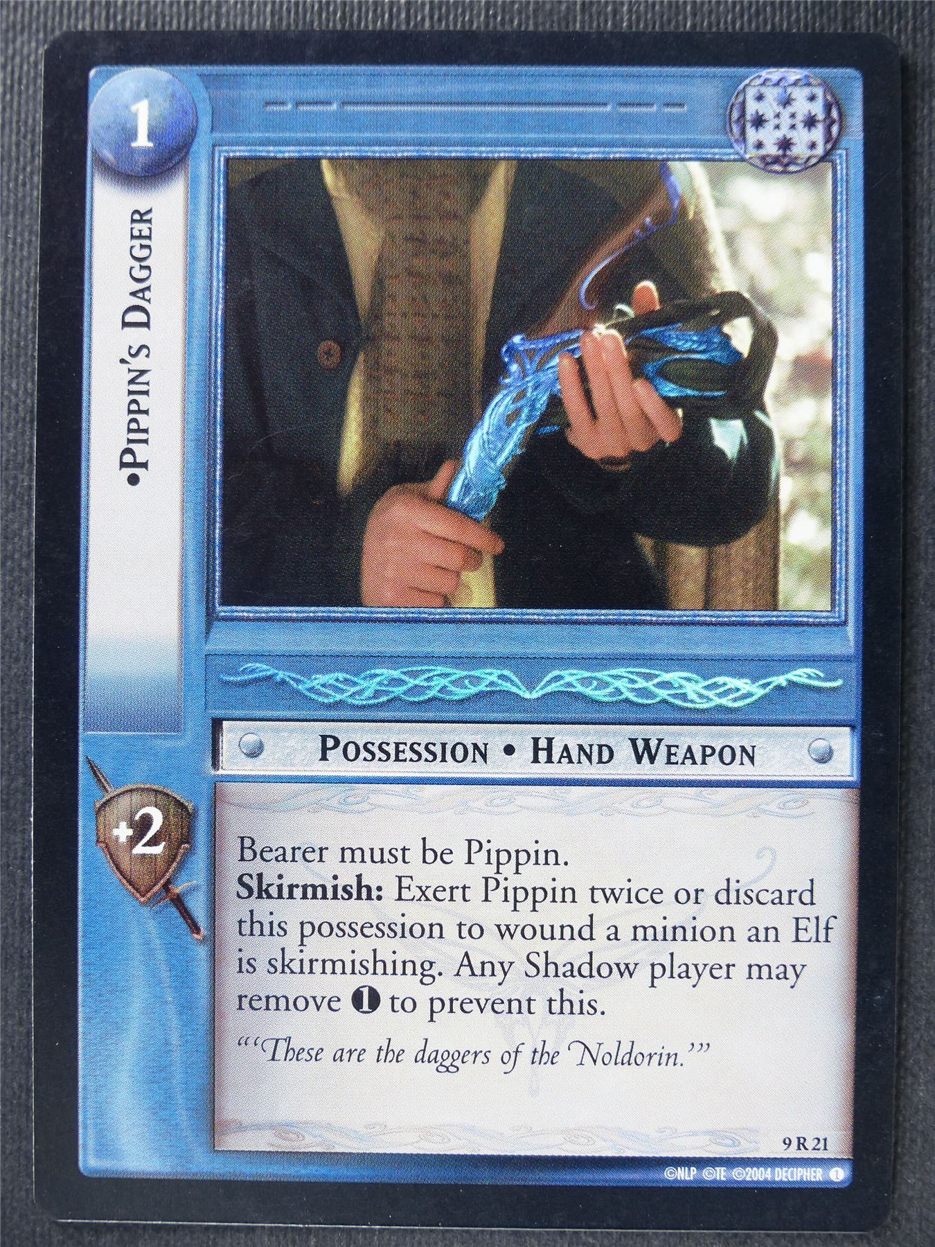 Pippin's Dagger 9 R 21 Foil - LotR Card #3K1