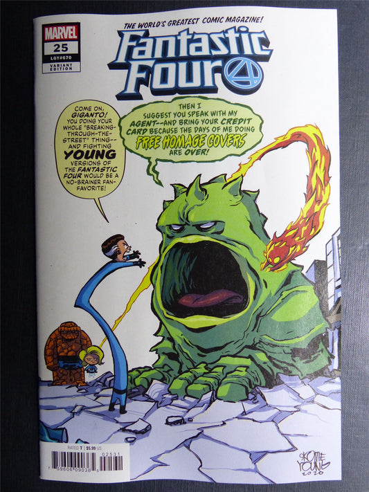 FANTASTIC Four #25 Young - Dec 2020 - Marvel Comics #HN