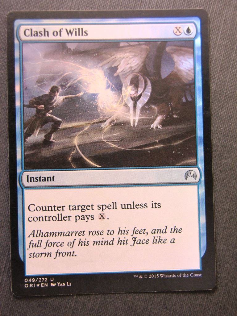 Clash of Wills Foil - Mtg Magic Cards #8W