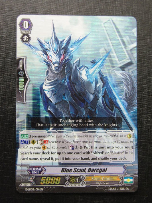 BLUE SCUD BARCGAL G-LD03 - Vanguard Card #