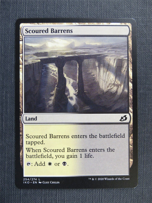 Scoured Barrens - IKO Mtg Card