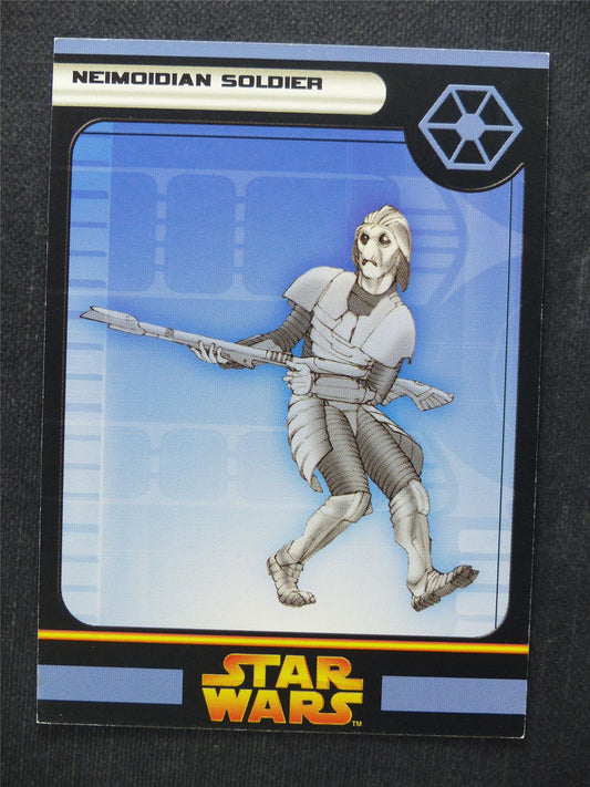 Neimoidian Soldier 36/60 - Star Wars Miniatures Spare Cards #80