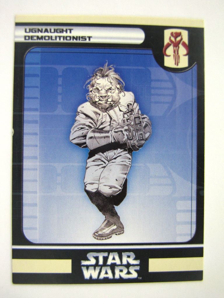 Star Wars Miniature Spare Cards: UGNAUGHT DEMOLITIONIST # 11B34