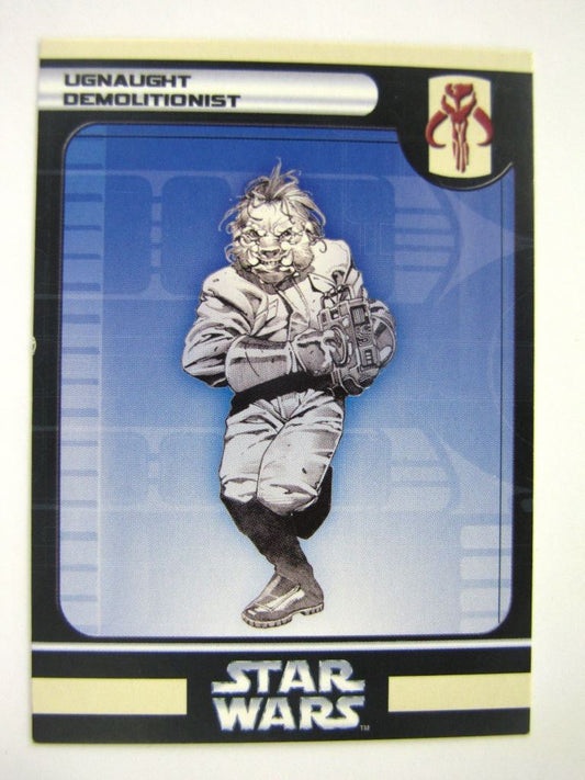 Star Wars Miniature Spare Cards: UGNAUGHT DEMOLITIONIST # 11B34