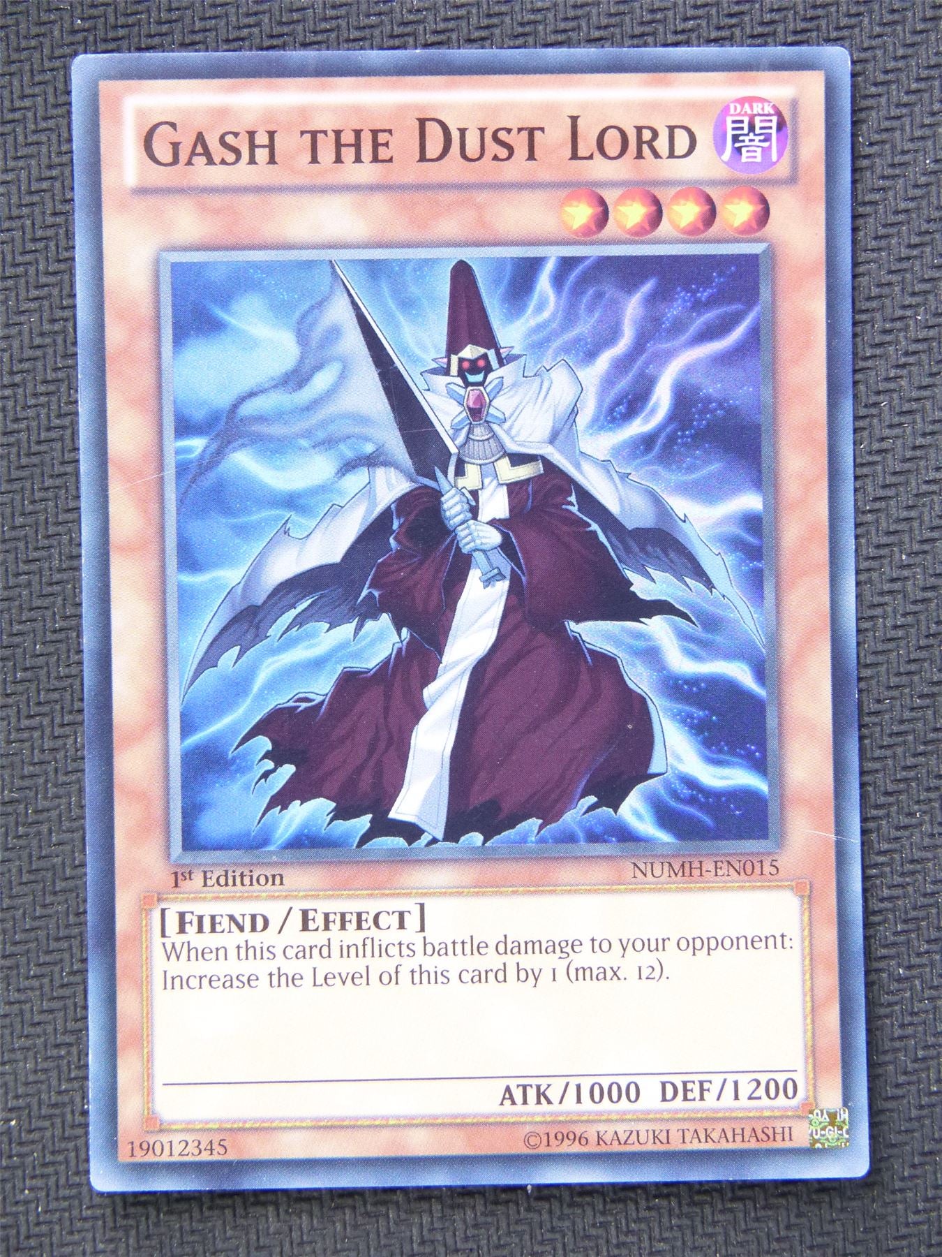 Gash the Dust Lord NUMH - Super Rare - Yugioh Card #5MN