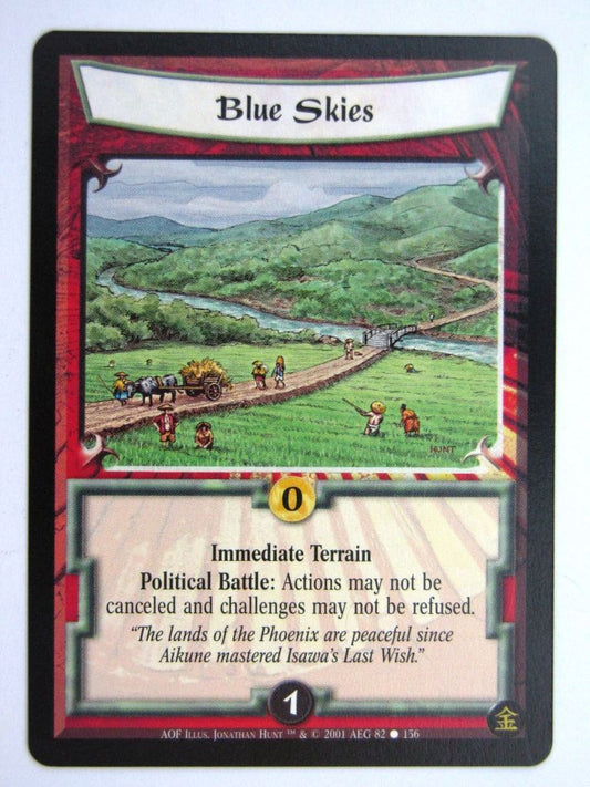 Vintage L5R Cards: BLUE SKIES # 27F77