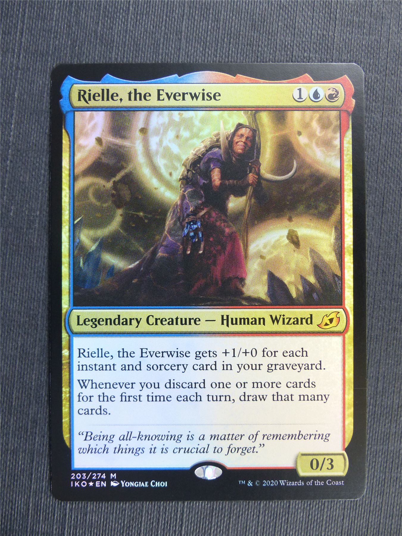 Rielle the Everwise Foil - IKO - Mtg Card