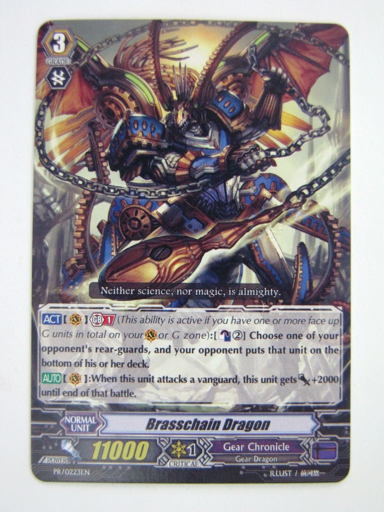 Vanguard Cards: BRASSCHAIN DRAGON Promo # 2G74