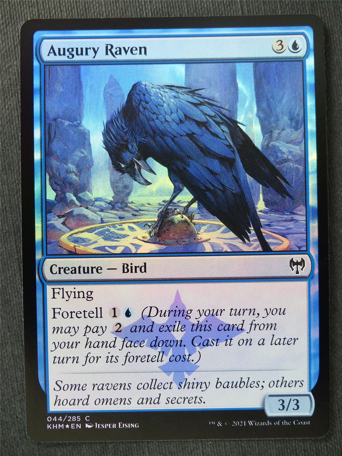 Augury Raven Foil - Mtg Magic Cards #WH
