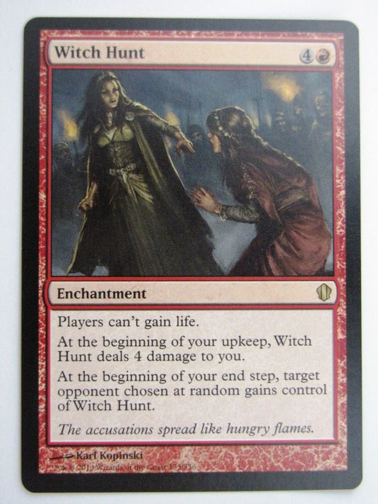 MTG Magic Played Cards: WITCH HUNT # 26B6
