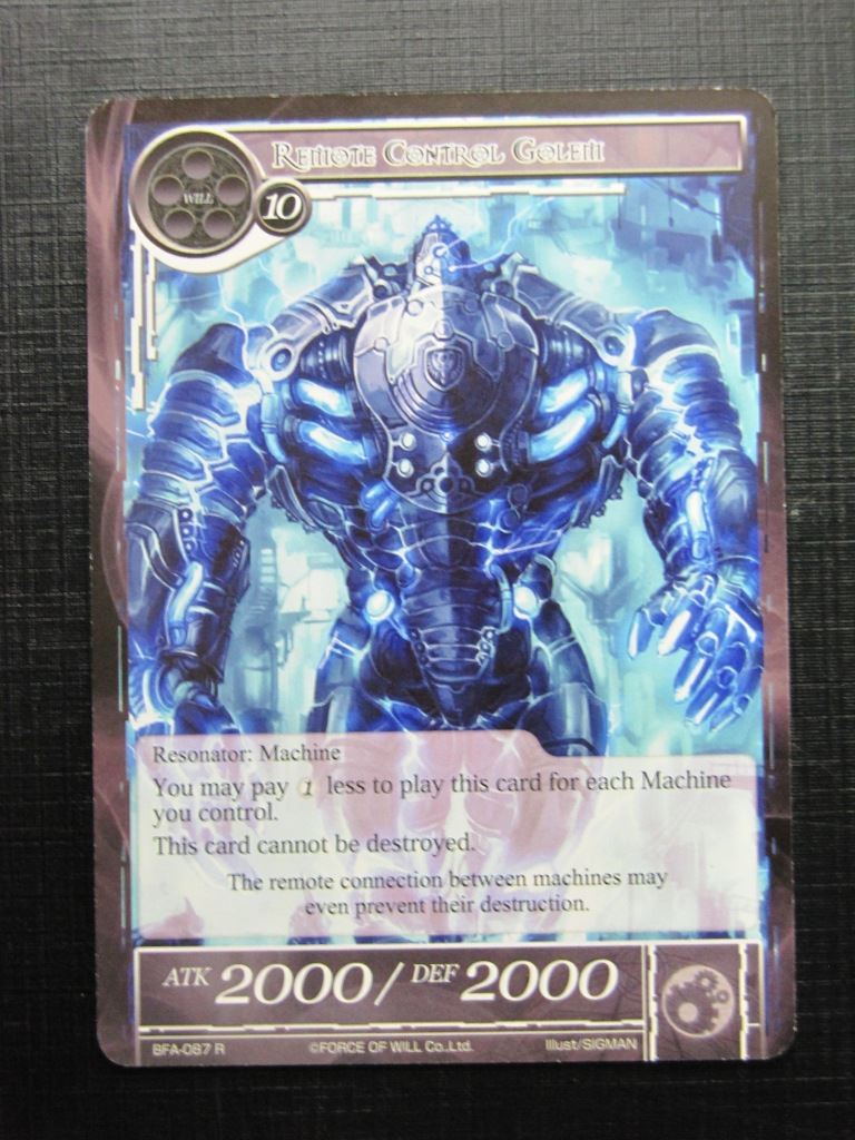 Force of Will Cards: REMOTE CONTROL GOLEM # 15J72