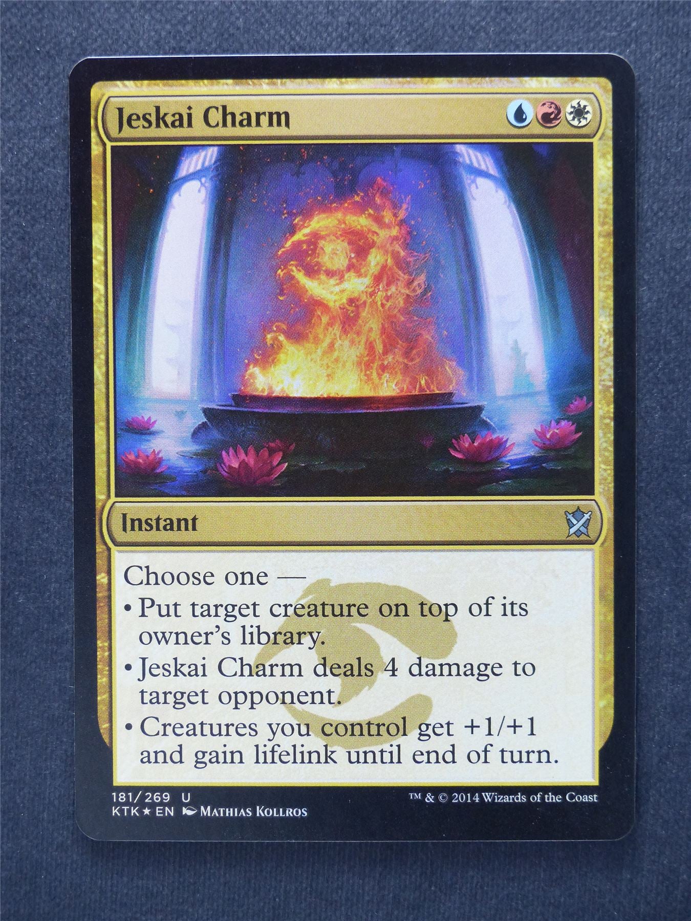 Jeskai Charm Foil - Mtg Magic Cards #SP