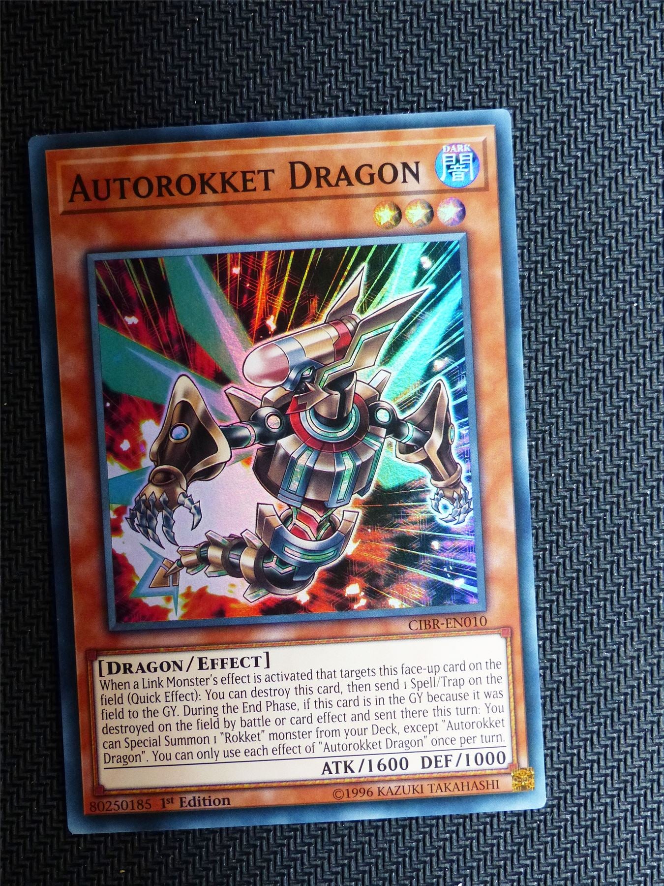 Autorkket Dragon - CIBR - Super Rare - Yugioh Card # 1E73