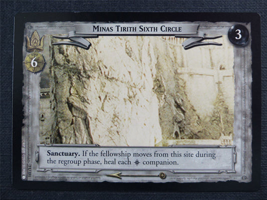 Minas Tirith Sixth Circle 7 U 351 - LotR Cards #2YI