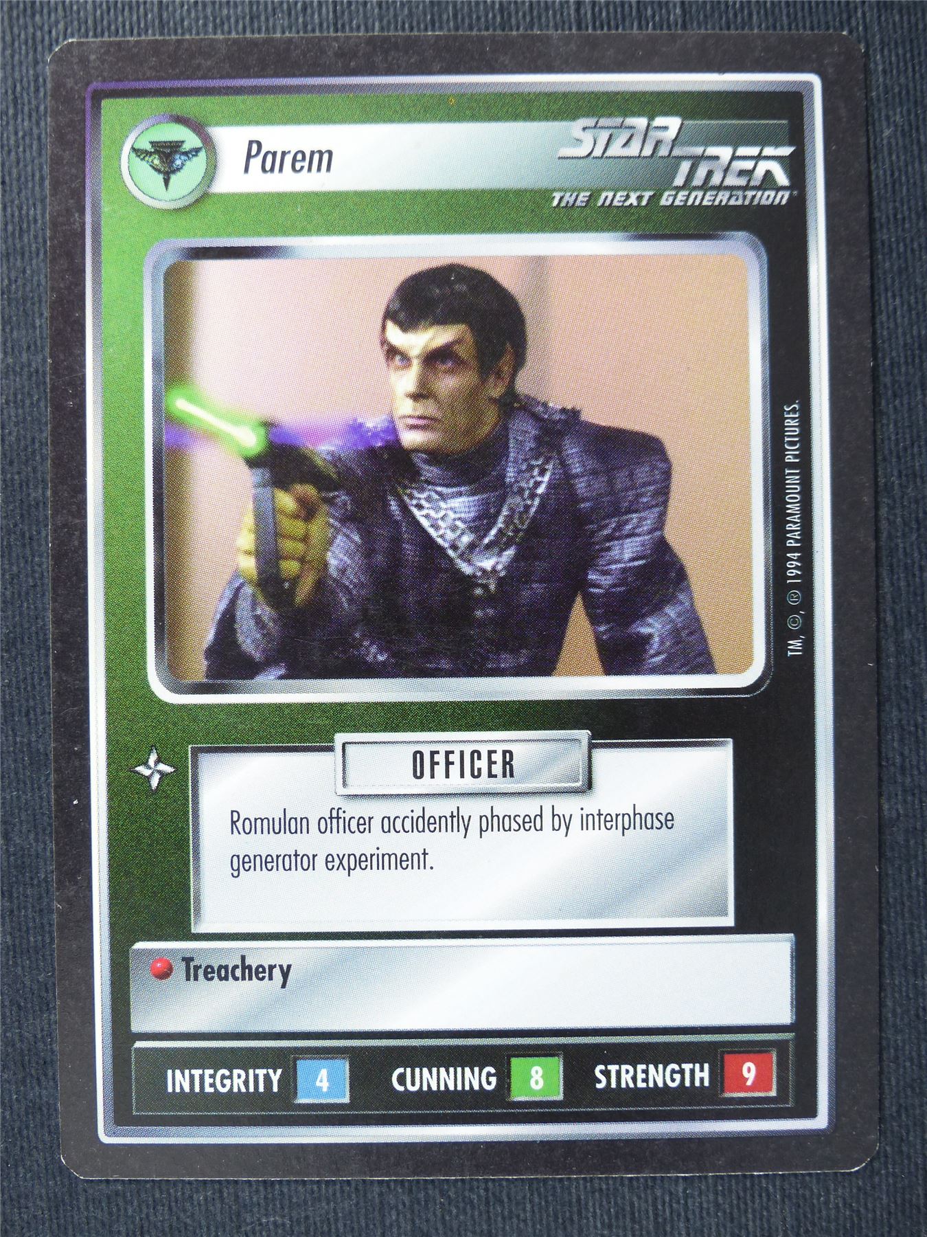Parem - NG - Star Trek Cards #SM