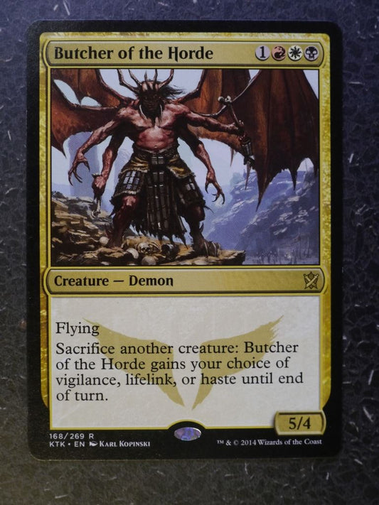 MTG Magic Cards: BUTCHER OF THE HOARD # 7J55