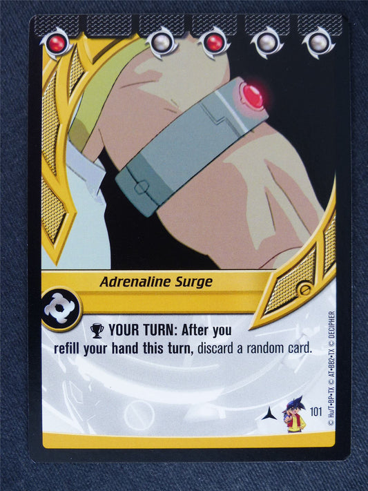 Adrenaline Surge 101 - Beyblade Cards #XF