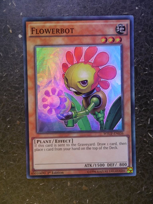 Yugioh Cards:FLOWERBOT WSUP  SUPER RARE # 2H17