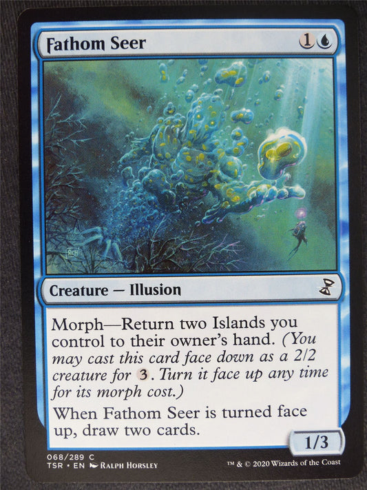 Fathom Seer - Remastered - Mtg Magic Cards #WB