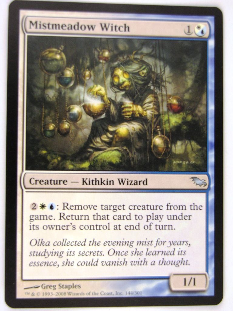 MTG Magic: the Gathering Cards: MISTMEADOW WITCH: SHM