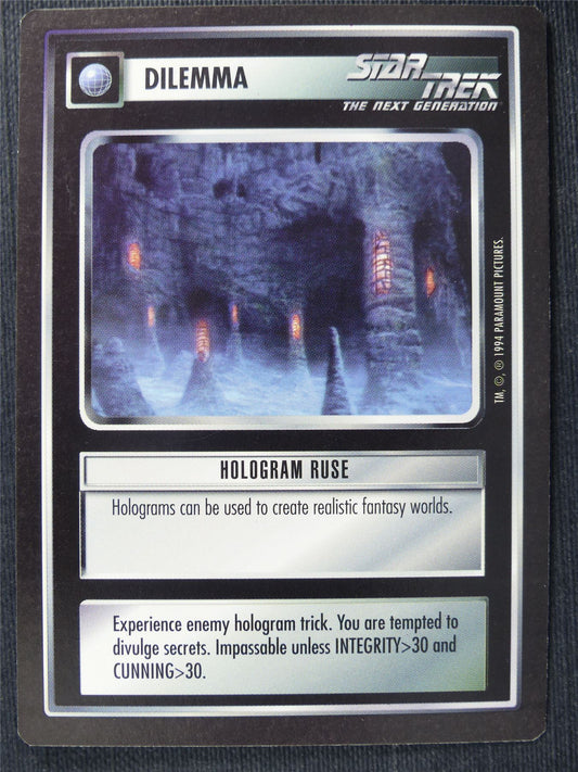 Hologram Ruse - NG - Star Trek Cards #164